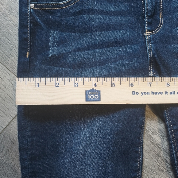 Jordache Girl's triple stack high waisted jean capris - Girl's size 10 - Picture 13 of 14